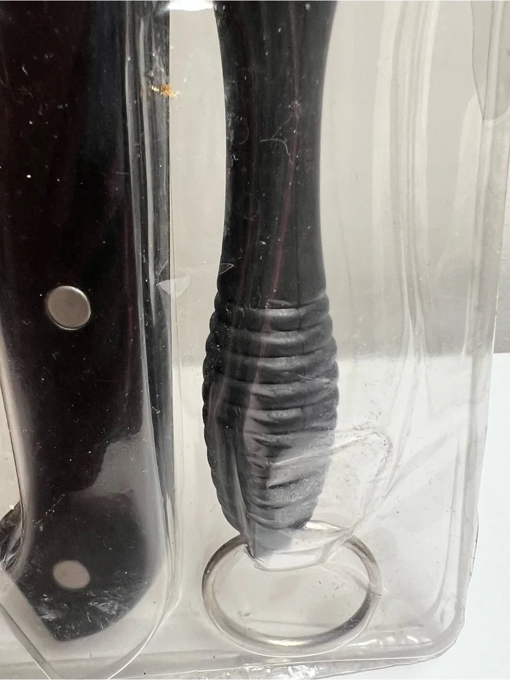 6-Piece Black Handle Knife Set with Honing Steel
